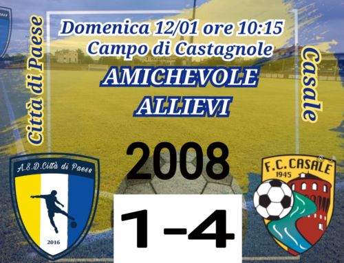 ALLIEVI 2008 AMICHEVOLE PRECAMPIONATO