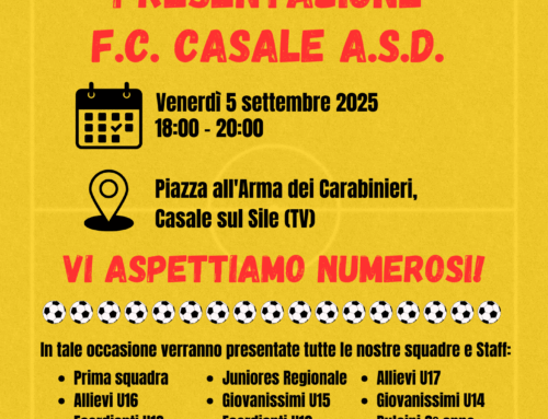 PRESENTAZIONE UFFICIALE F.C. CASALE A.S.D.