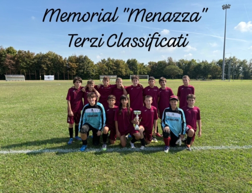 ESORDIENTI 2013 TERZI AL MEMORIAL “MENAZZA”