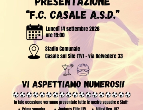 PRESENTAZIONE “FC CASALE ASD”!!!