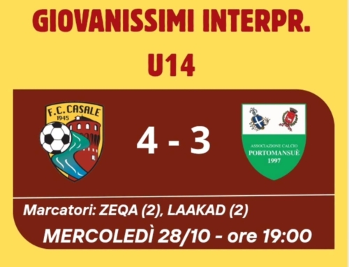 GIOVANISSIMI U14!